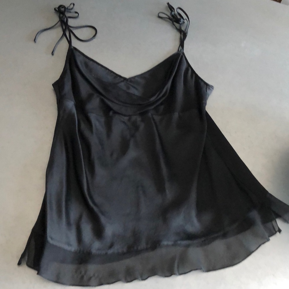 Black Silk Camisole